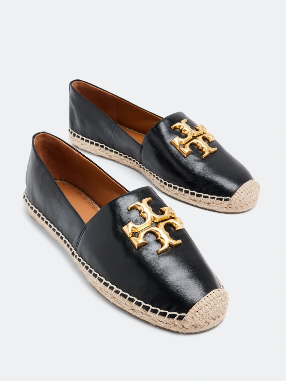 TORY BURCH Eleanor espadrilles Color: Perfect Black size 6.5 gently used